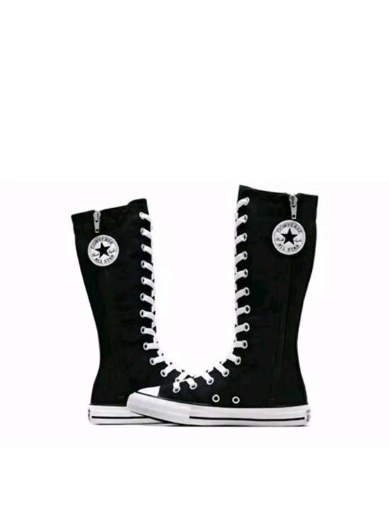 Converse Other - Converse Chuck Taylor All Star XX Hi Knee High Black Boots Size 3Y Women 5